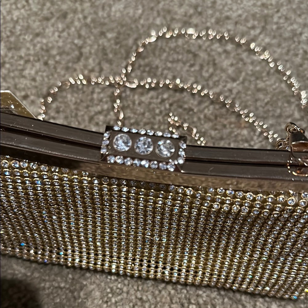 Gold Beaded Evening Bag - Picture 4 of 7